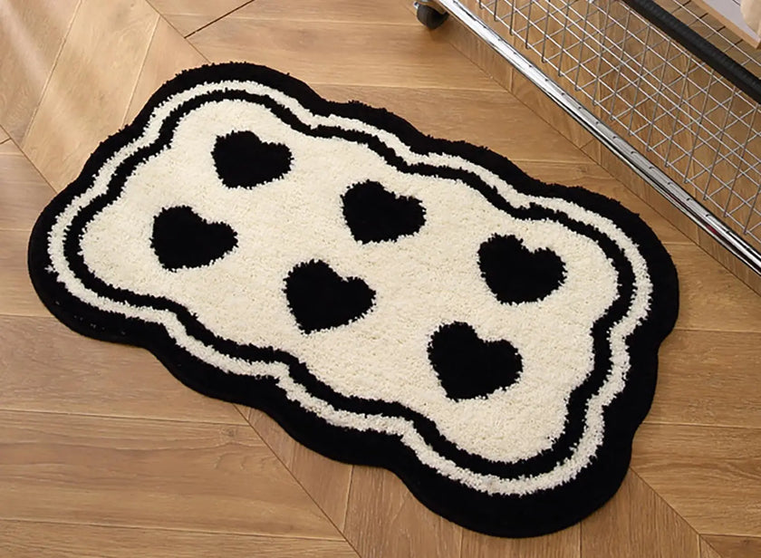 Boho Fluffy Bathroom Rug