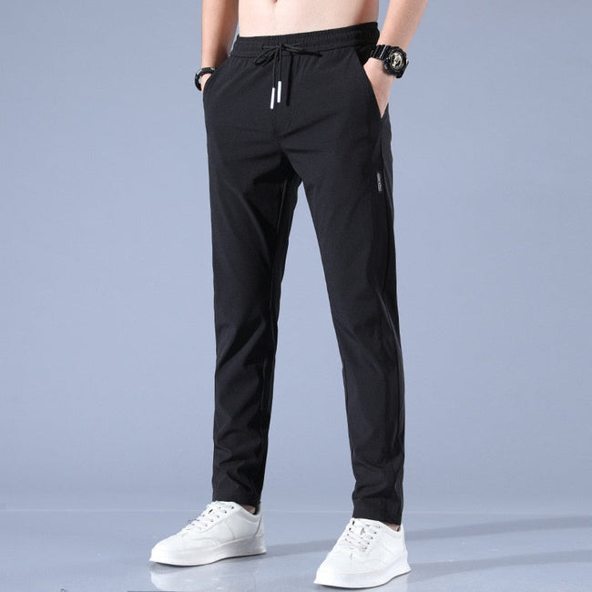James | Men’s Slim-Fit Jogger Trousers with Drawstring Waist