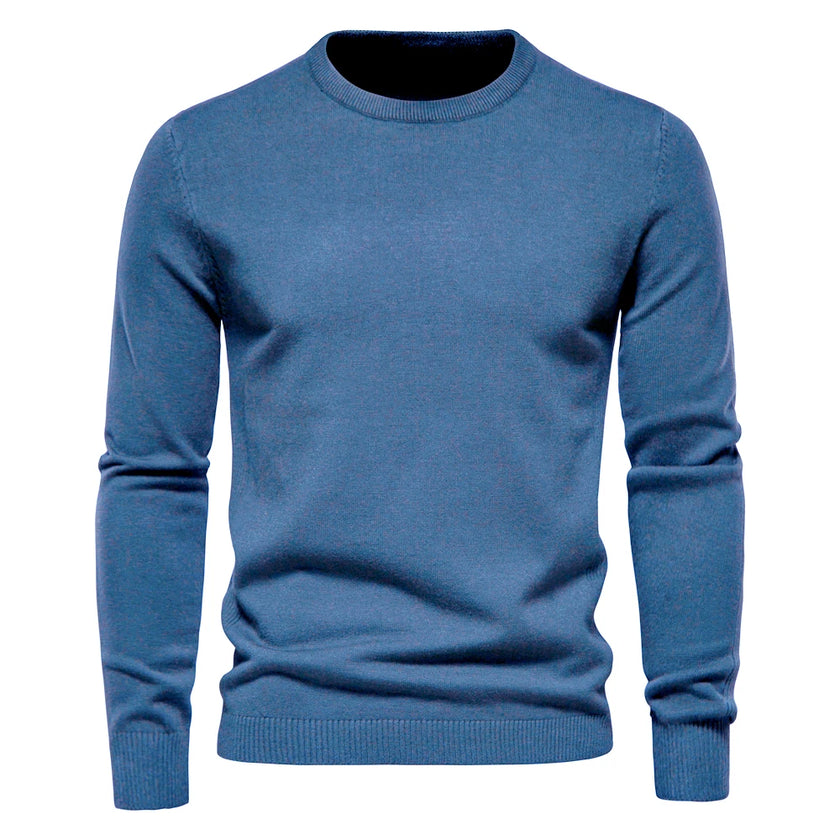 Alex – Crew Neck Men’s Cozy Pullover Sweater | Stylish 8