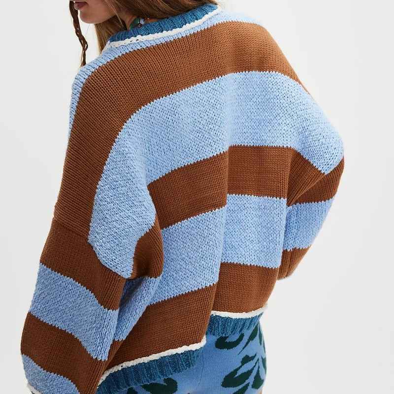 Lily – Crew Neck Women’s Stylish Oversized Sweater | Pullover 5