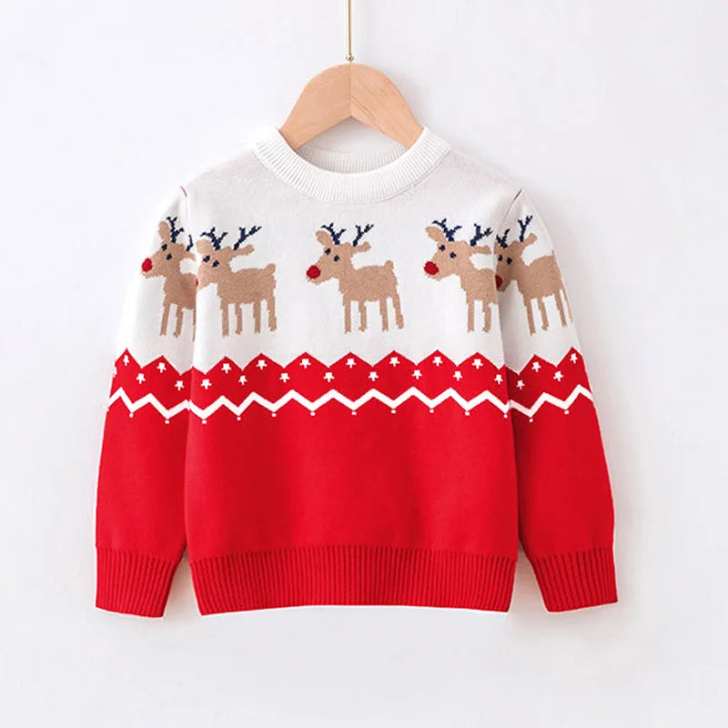 Oliver – Christmas Jumper Mens - Cozy Cartoon Style | Knitted Pullover 3