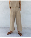 Linen Culotte Trousers Women