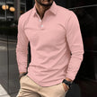 Stylish Long Sleeve Polo Shirt