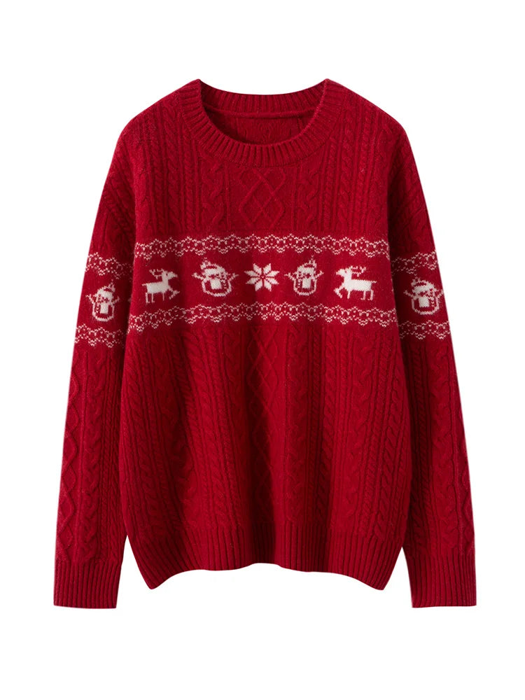 David – Christmas Jumper Mens - Cozy Jacquard | Pullover 1