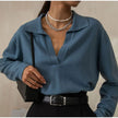 Knit Polo Top Women Collar