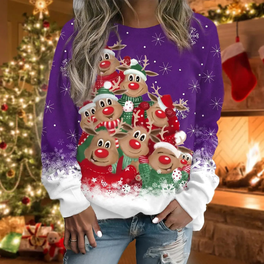 Sophie – Christmas Jumper Women's - Festive/Cozy | Holiday Top 6