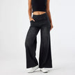 Lace Jeans Women Wide Leg High Waist