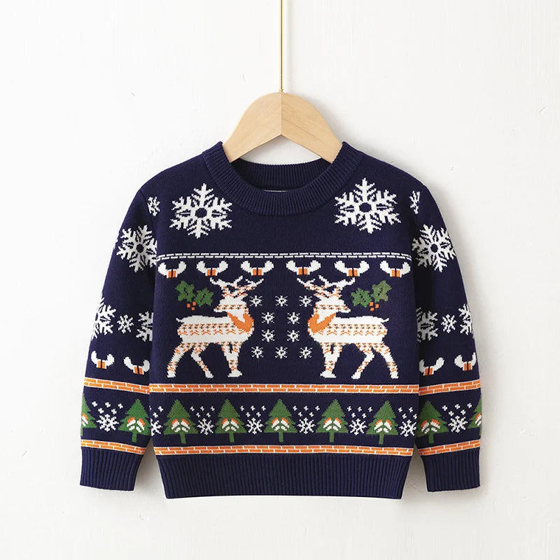 Oliver – Christmas Jumper Mens - Cozy Cartoon Style | Kids Pullover 3