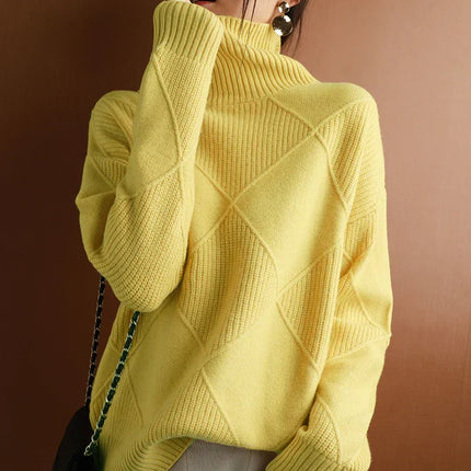 Skjola | Timeless Argyle Polo Sweater