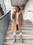 Emma | Elegant Single-Button Coat with Luxurious Shoulder Design
