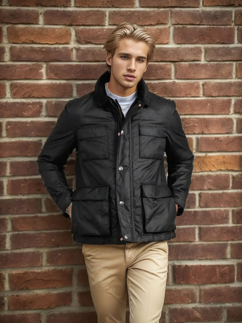 Ethan – Mens Bomber Jacket - Stylish Comfort | Multi-Pocket Jacket 4