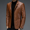 Alex – Black Leather Jacket + Men’s - Stylish/Slim | Blazer 8