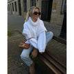 Emma – Black Turtleneck + Women’s - Stylish/Oversized | Sweater 4