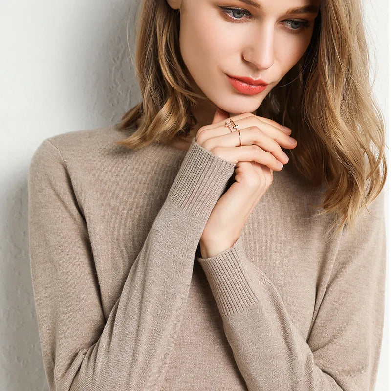 Sarah – Cashmere Sweater Women’s Elegant Style | Pullover 2