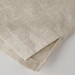 FJØRNA women's linen polo blouse with open collar, lightweight and breathable top for casual or summer wear.