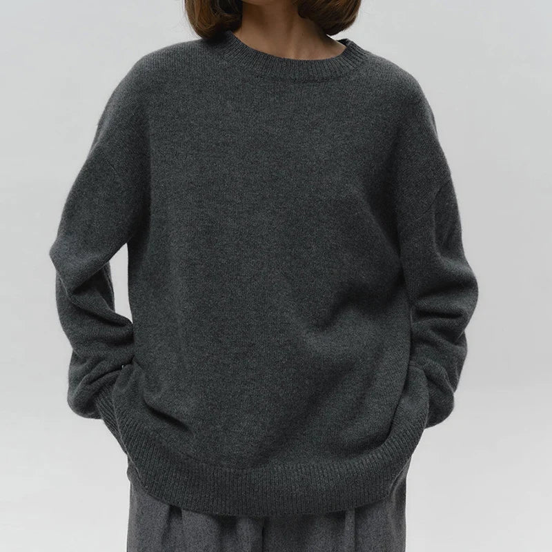 Mia – Oversized Sweater Women’s Cozy Crew Neck | Knitwear 11