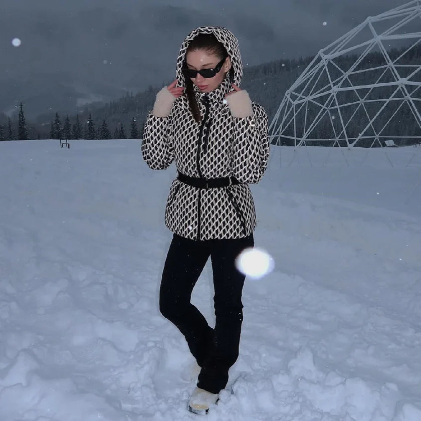 Women’s Winter Puffer Jacket | Versatile with Waist Belt