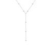 Lily | Elegant Layered Y-Necklace with Dainty Beads – Gold & Silver