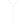 Lily | Elegant Layered Y-Necklace with Dainty Beads – Gold & Silver