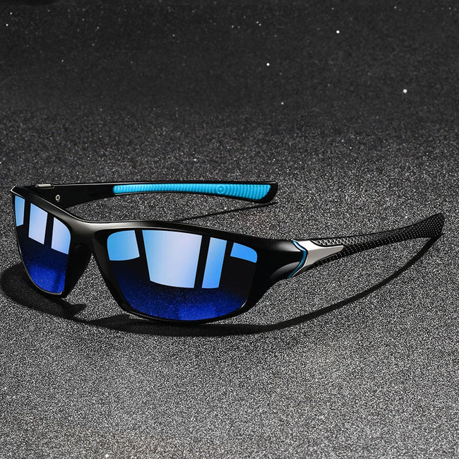 FJØRNA polarized men's sunglasses with sleek frame and tinted lenses, stylish accessories for outdoor protection and fashion.