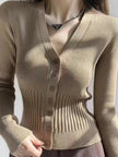 Ava – Cardigan Ladies Women’s Cropped Knitwear | Stylish Top 1