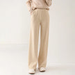 Women’s Merino wool wide-leg joggers by FJØRNA, showcasing soft, comfortable fabric and relaxed fit in a stylish pant design.