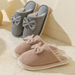Cozy Slippers with Bow Detail 4