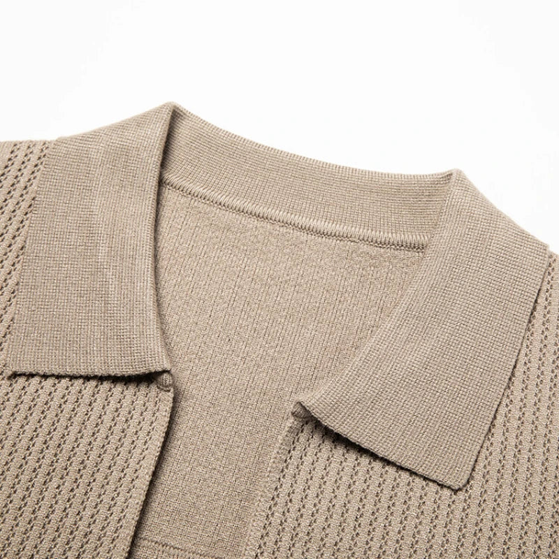 Michael – Men's Cardigan Knitted Stylish | V-neck Sweater 3