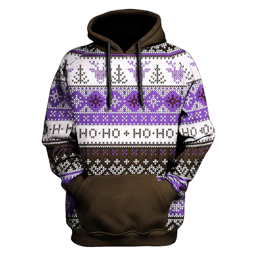 Charlie – Christmas Jumper Mens - Stylish Retro | Hoodie 3