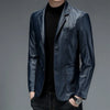 Alex – Black Leather Jacket + Men’s - Stylish/Slim | Blazer 4