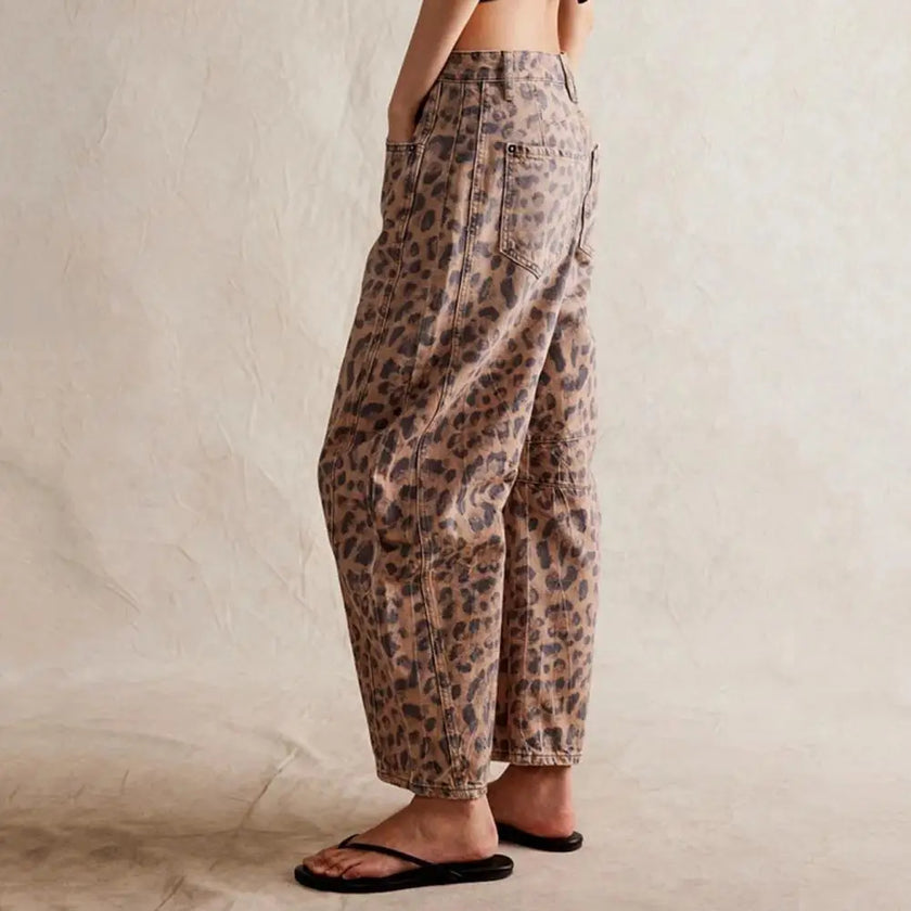 Everly Barrel-Leg Denims