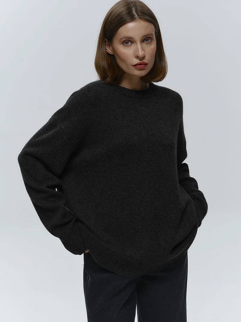 Mia – Oversized Sweater Women’s Cozy Crew Neck | Knitwear 4