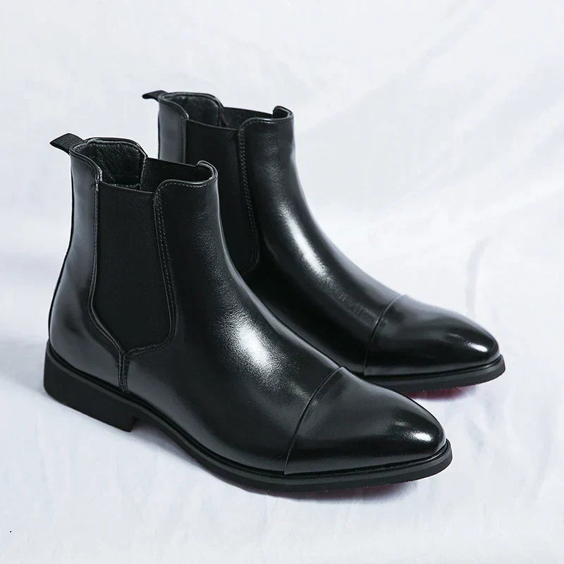 Classic Black Ankle Boots - 4