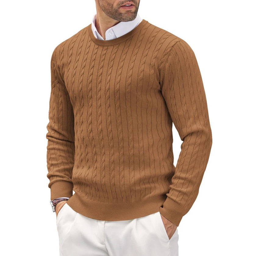 Alex – Crew Neck Men’s Slim Fit Sweater | Stylish Knit Pullover 4