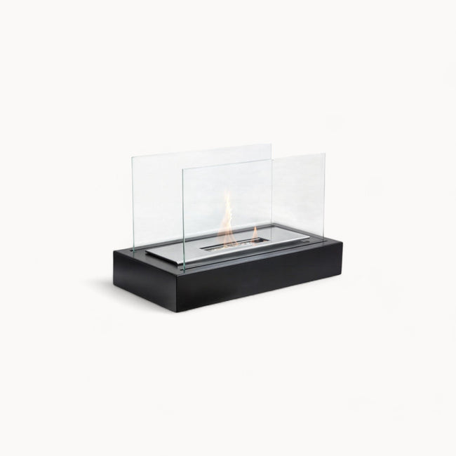 Timeless Elegance Tabletop Fireplace | Stylish Design & Ambient Illumination
