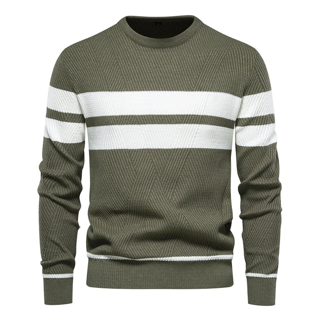 Adam – Crew Neck Men’s Slim Fit | Stylish Pullover Sweater 1