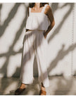 Linen Culotte Trousers Women