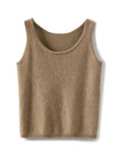 FJØRNA women's cashmere top in a soft, cozy knit, featuring a relaxed fit and elegant design, perfect for casual or dressy wear.
