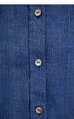 FJØRNA women's linen blend shirt, lightweight and casual tops for women, featuring a relaxed fit and natural fabric texture.