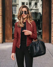 Ava – Leather Jacket Women’s - Stylish/Trendy | Bomber Jacket 10