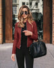 Ava – Leather Jacket Women’s - Stylish/Trendy | Bomber Jacket 10
