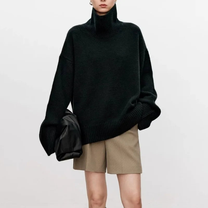 Clara – Cashmere Sweater Women - Cozy Turtleneck Style | Sweater 2