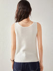 FJØRNA women’s cashmere top featuring a soft, cozy knit, long sleeves, and a stylish, versatile design for casual or dressy wear.
