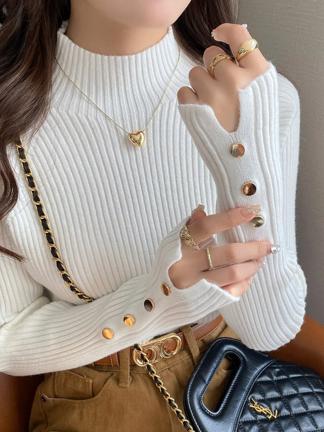Olivia – turtleneck top + Women’s - Cozy Style | Jumper 1