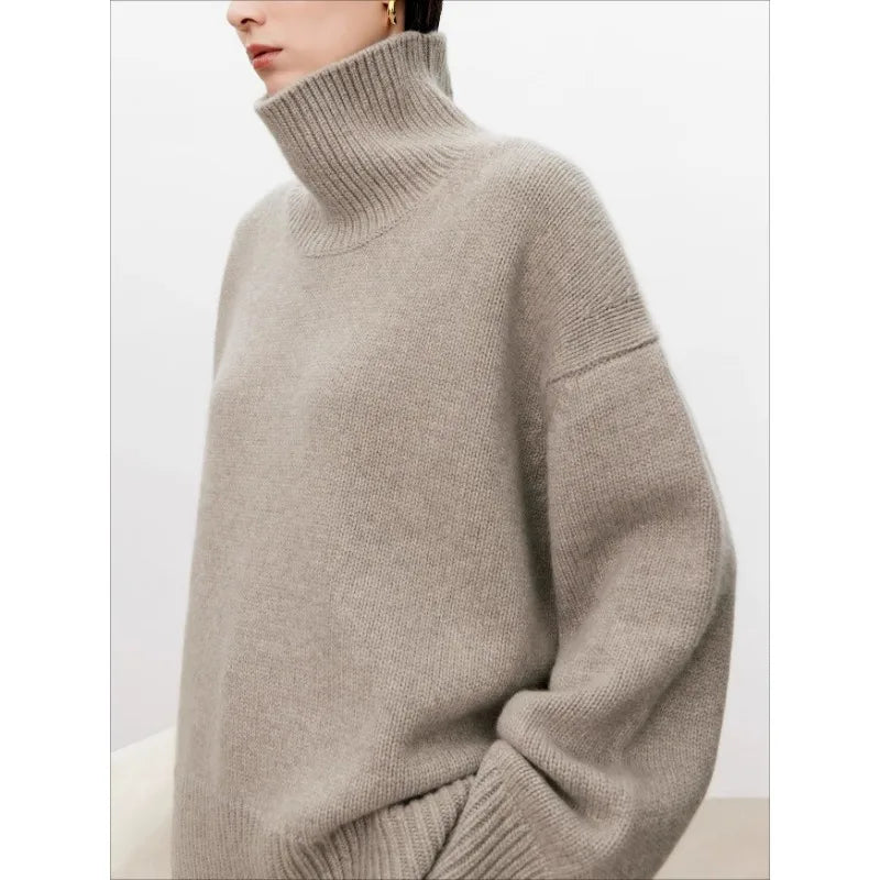 Clara – Cashmere Sweater Women - Cozy Turtleneck Style | Sweater 5