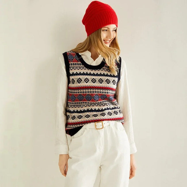 Clara – Sweater Vest Women - Cozy Knitted Style | Fashion Top 2