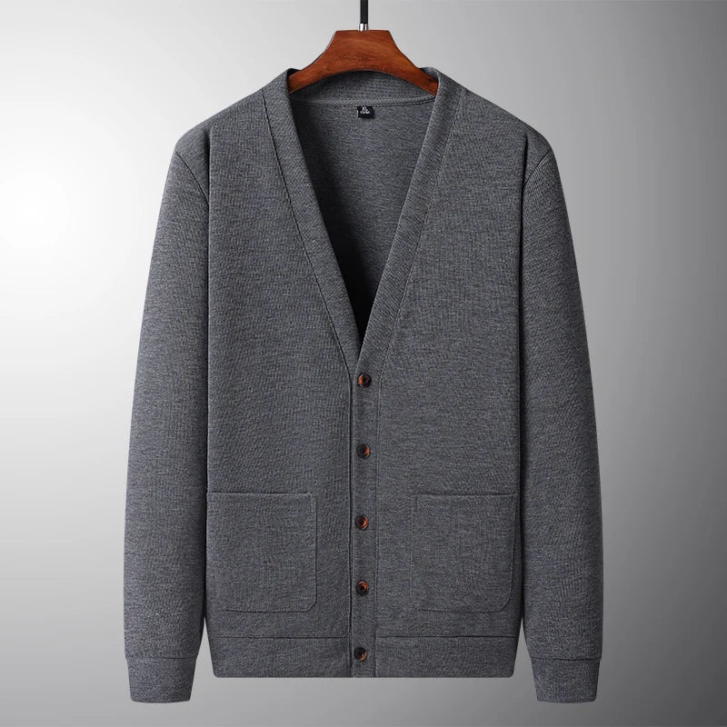Jack – Men's Black Cardigan | Stylish Knit Outerwear 4