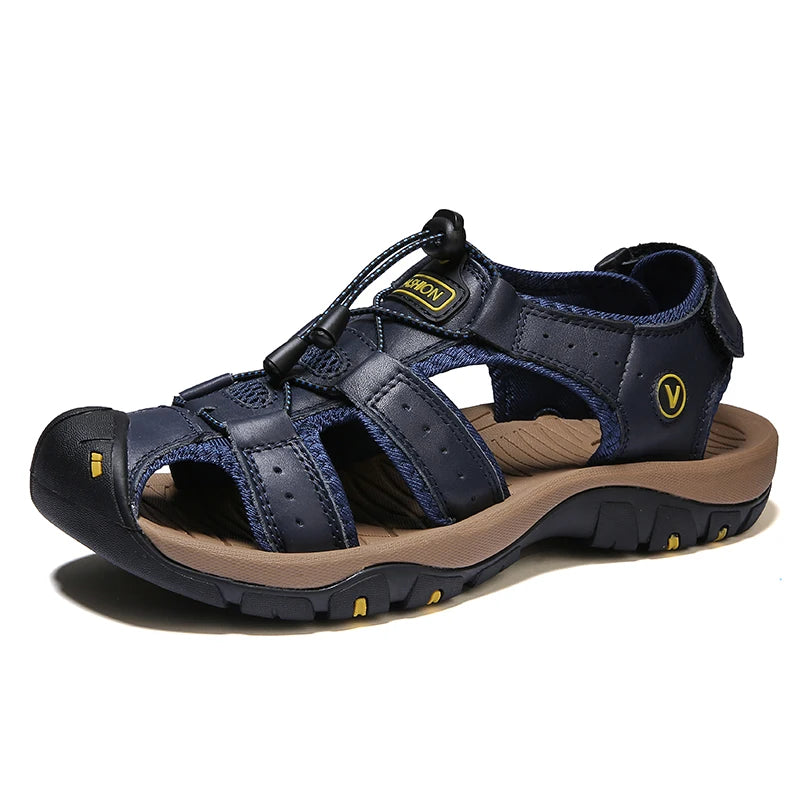 Breathable Leather Sandals 12