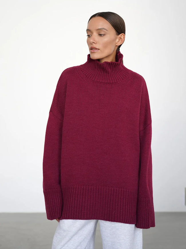 Bella – Oversized Sweater Women’s Cozy Crew Neck | Jumper 2