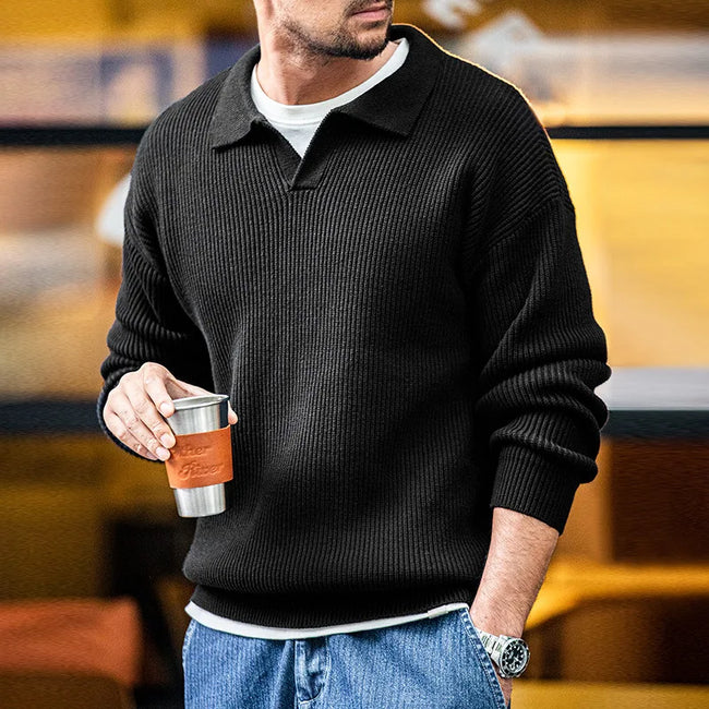 Mason – Men's Jumper Cozy Retro Knit | Stylish Knitwear 1